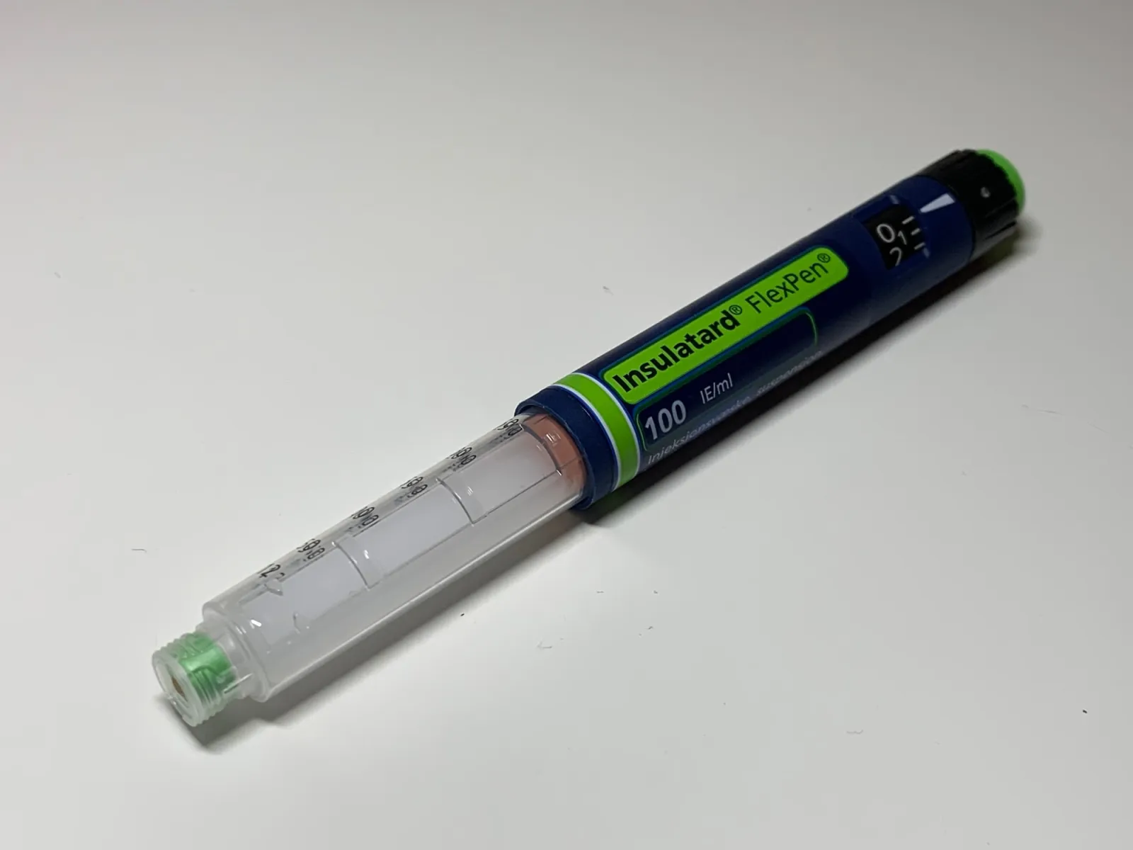 Caneta injetora de insulina de uso subcutâneo