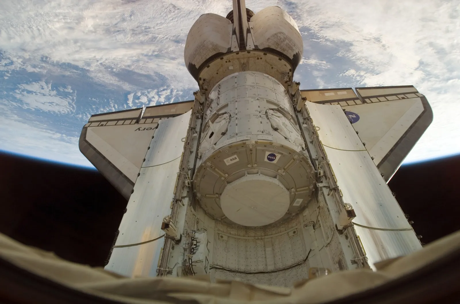 Módulo Harmony da Estação Espacial Internacional visto em órbita