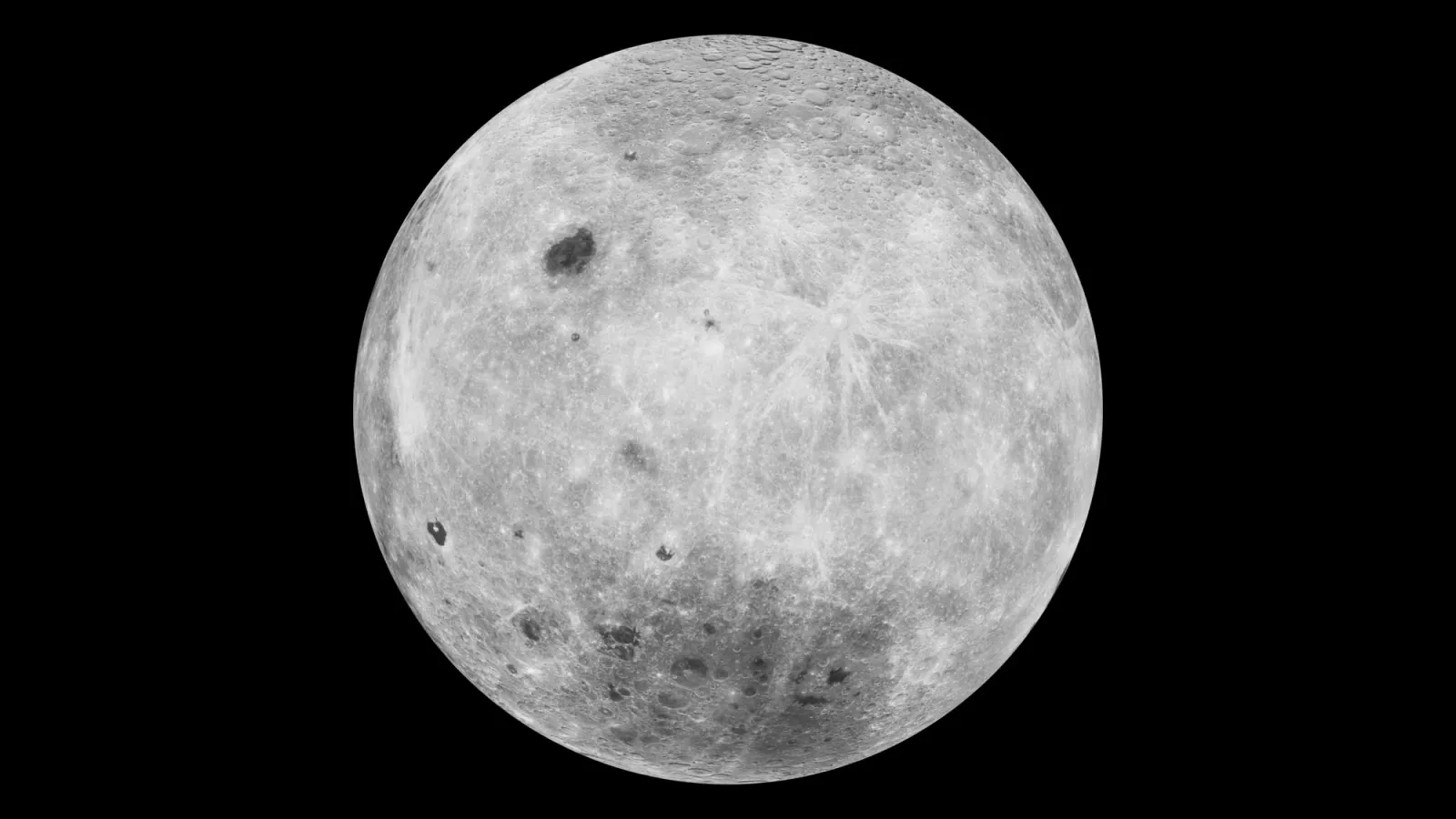 Lado oculto da Lua em mosaico da sonda Clementine